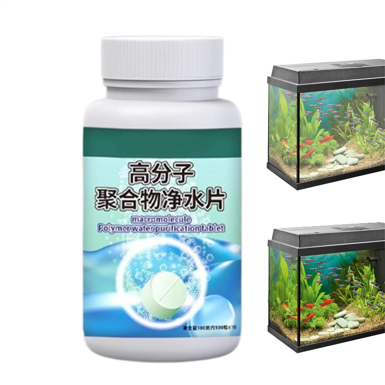 Water Dish Reptile - Tablettes purifiantes pour aquarium, éliminateur d'algues,