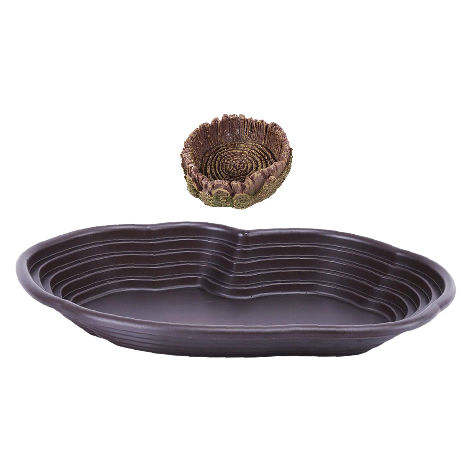 Water Dish Reptile - Plat de bain pour reptiles, mangeoire