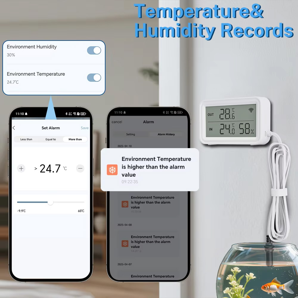 Sonde externe étanche de tempé - Digital Hygrometer Probe avis et prix