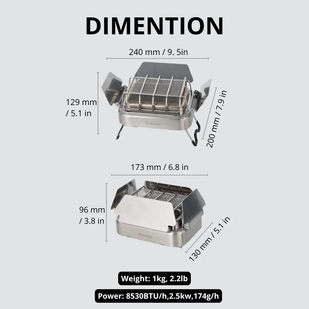 Réchaud de Camping à gaz tourn - Ceramic Heat Emitter avis et prix