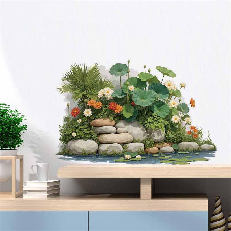 Autocollants muraux de plantes - Pvc Panel Background avis et prix